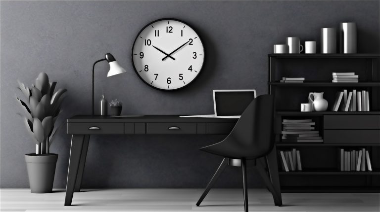 OfficeTime Wall Clock